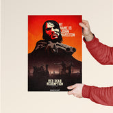Red Dead Redemption John Marston Western Art Poster
